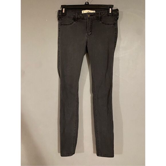 Hollister Black High Rise Jeggings Size 1 25 by 29 - Picture 1 of 7